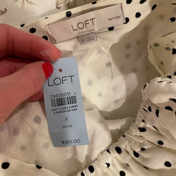 Loft Polkadot Dress - Picture 2 of 3